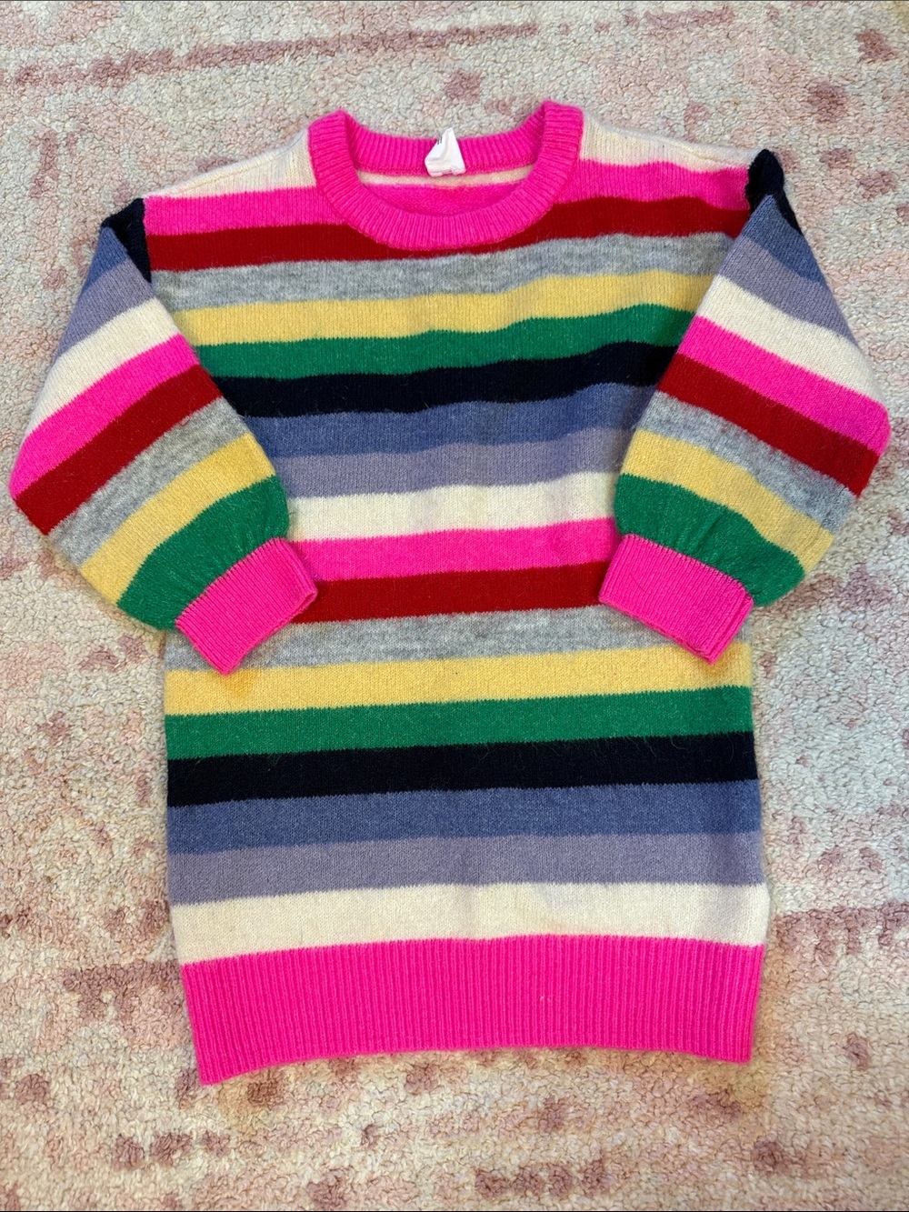 Gap Kids Multicolor Striped Crewneck Sweater dress - Size 3